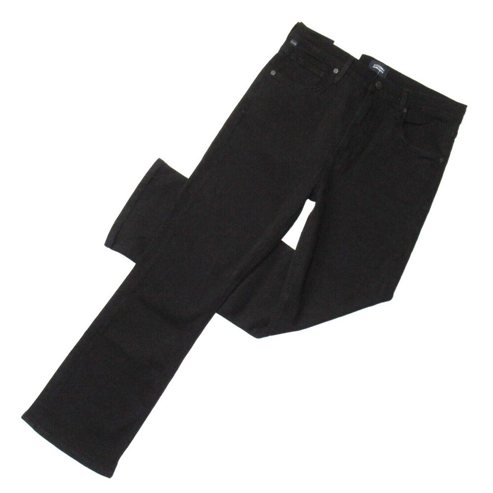 NWT Citizens of Humanity Isola in Plush Black Cropped Boot Bootcut Jeans 27